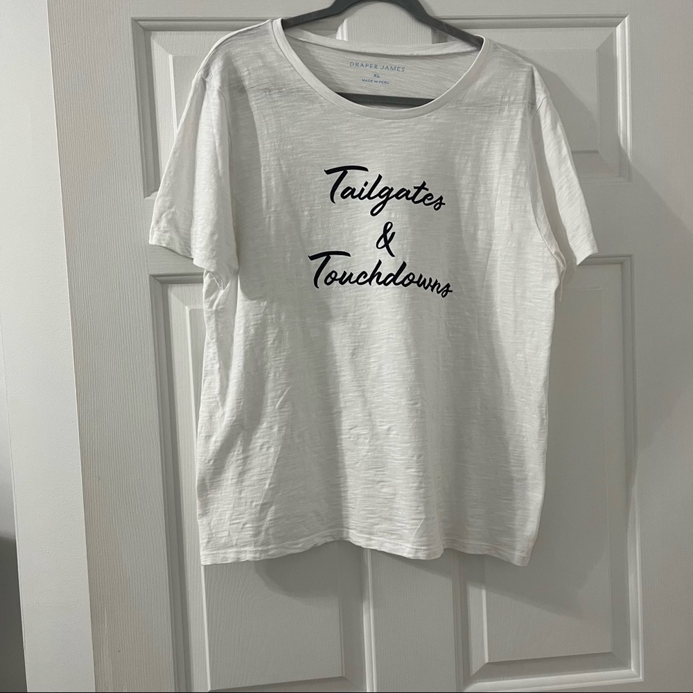 Draper James Tailgates and Touchdowns Graphic Tee Size XL